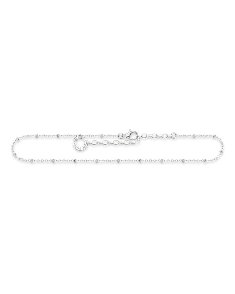 Thomas Sabo Damen Fußkette Dots silber, Sterlingsilber, Charming Collection Silberfarben
