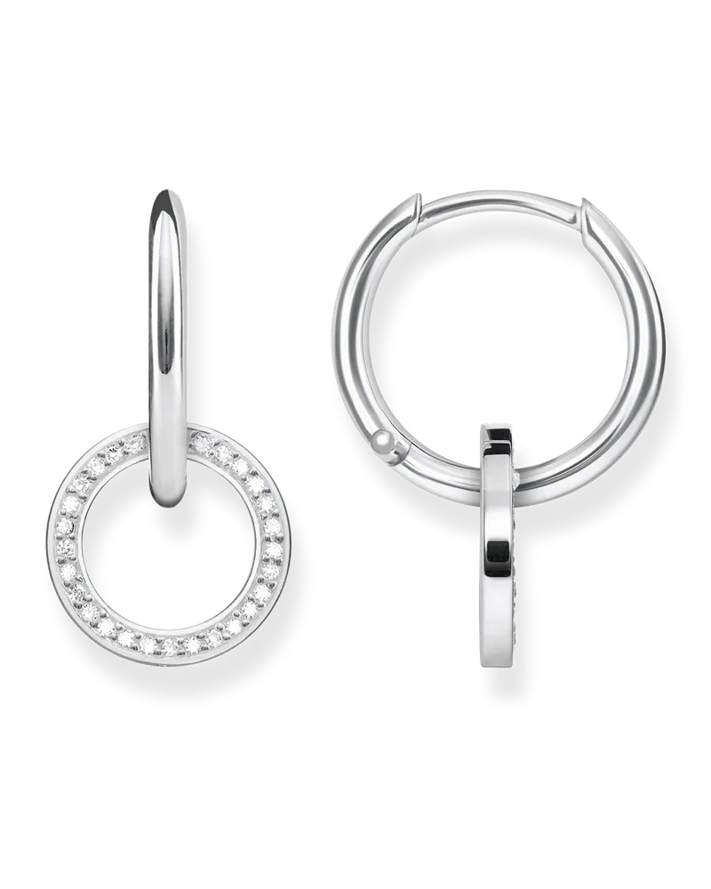 Thomas Sabo Creolen Kreis Silberfarben
