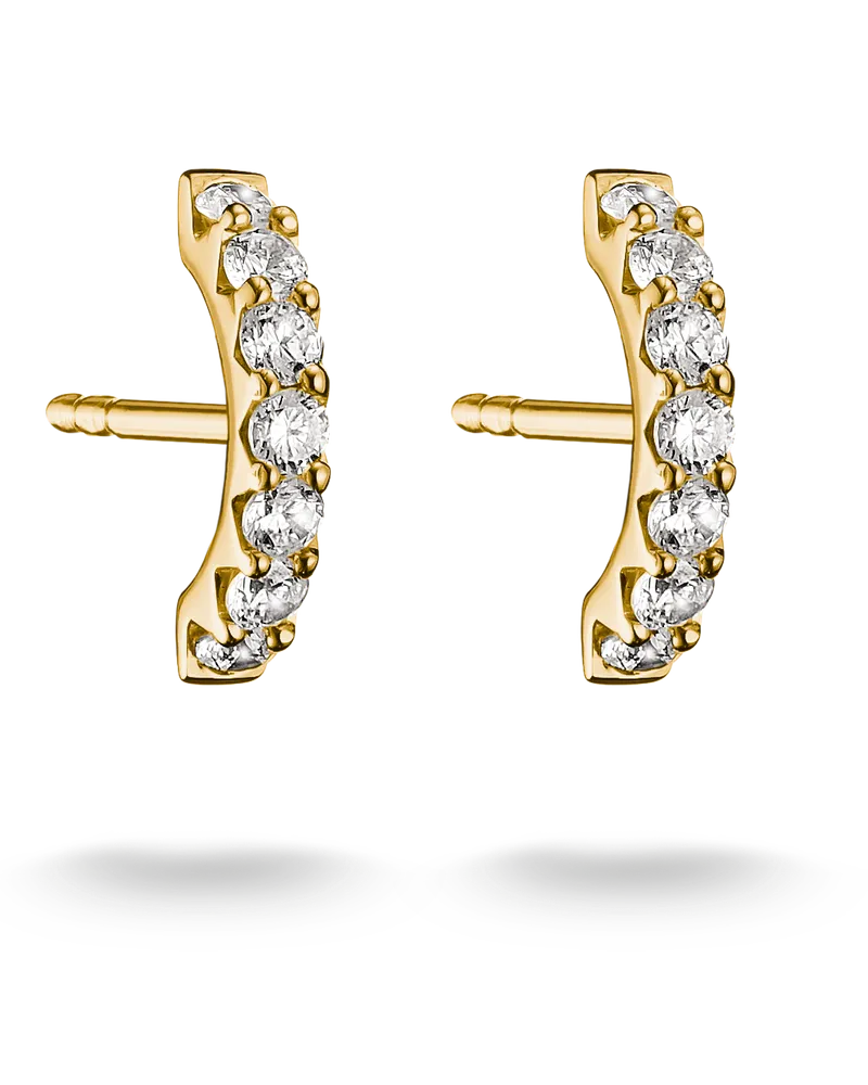 Thomas Sabo Ohrstecker mit weißem Zirkonia weiß H2378-M01-14 Gelbgoldfarben