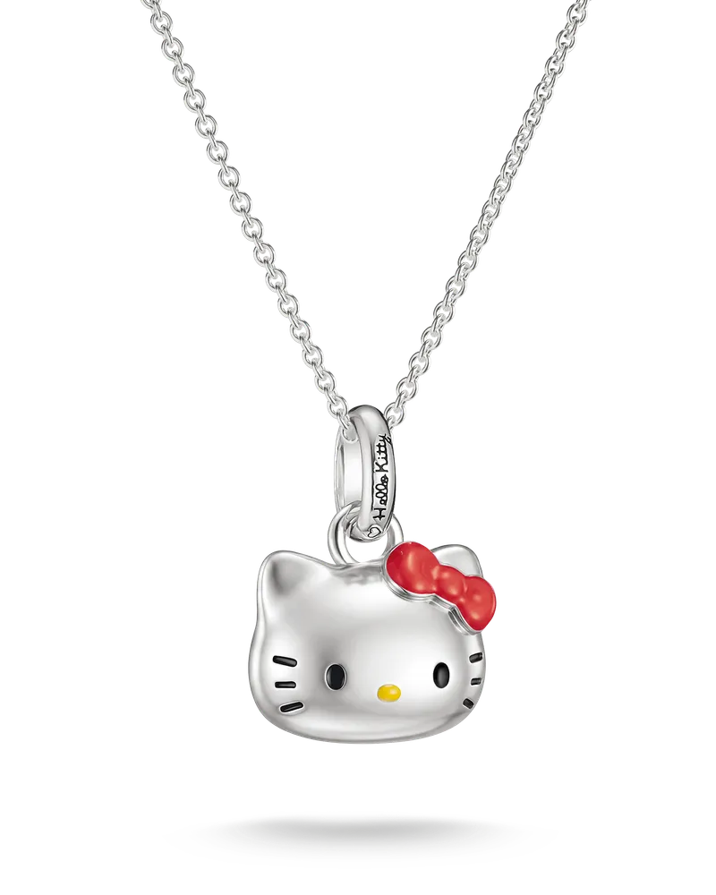 Thomas Sabo Damen Hello Kitty Kette rote Schleife, M06 Gelb