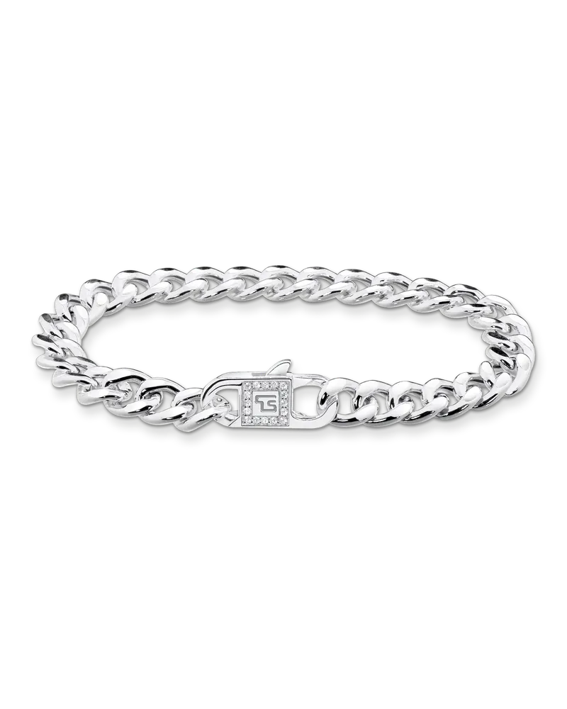 Thomas Sabo Damen Armband Glieder silber, Sterlingsilber Silberfarben