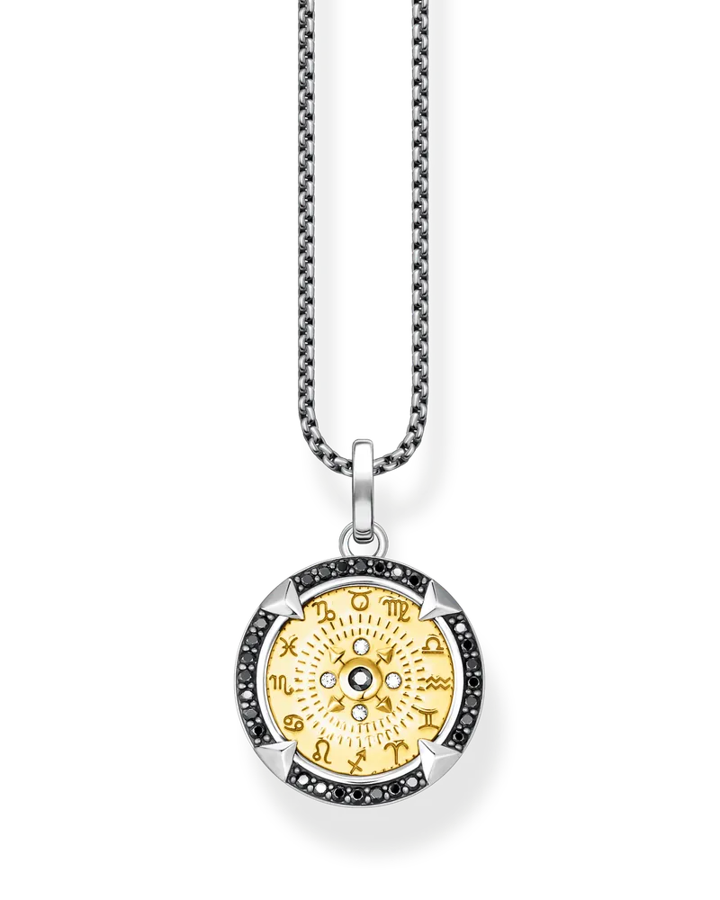 Thomas Sabo Herren Kette Elements of Nature gold, Sterlingsilber Gelbgold vergoldet Gelbgoldfarben