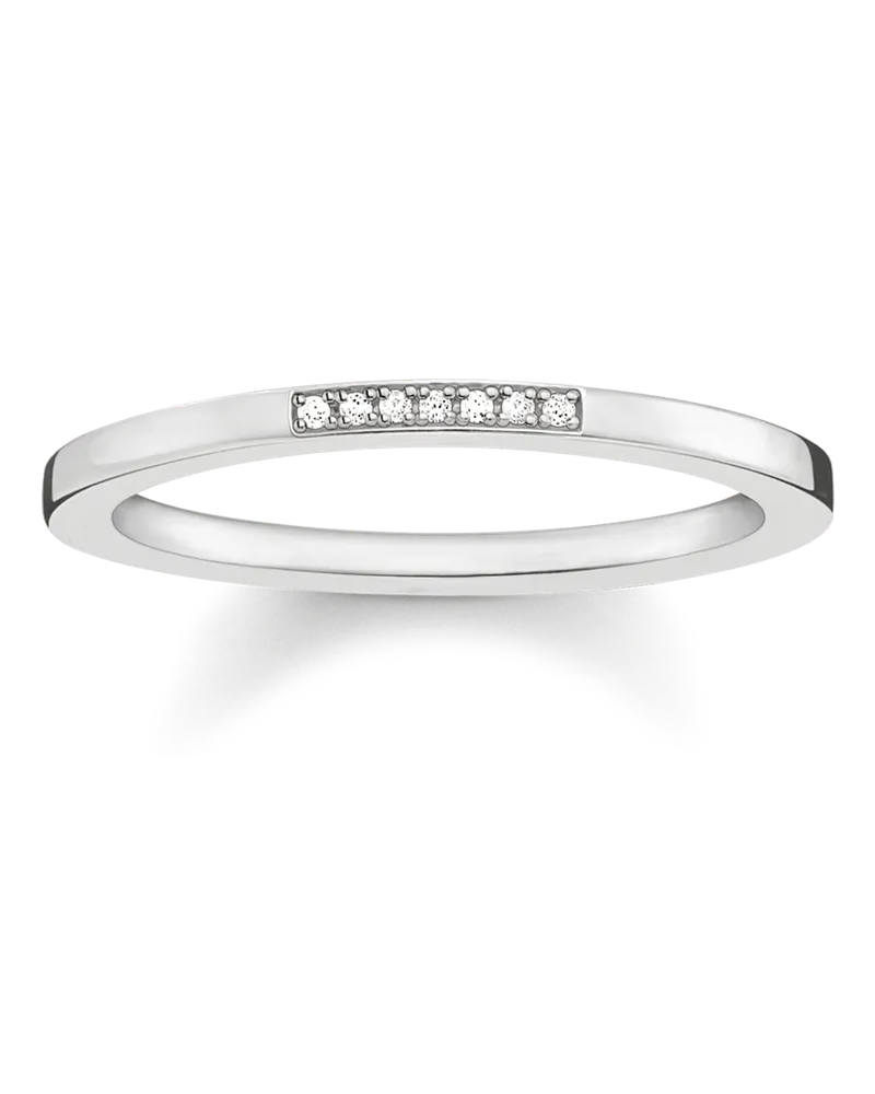 Thomas Sabo Damen Ring, Sterlingsilber Silberfarben