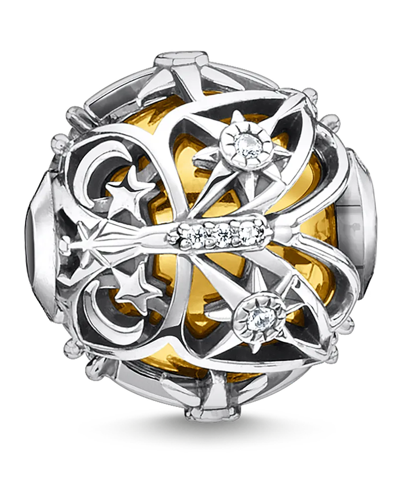 Thomas Sabo Bead Schmetterling mit Sternen gold Gelbgoldfarben