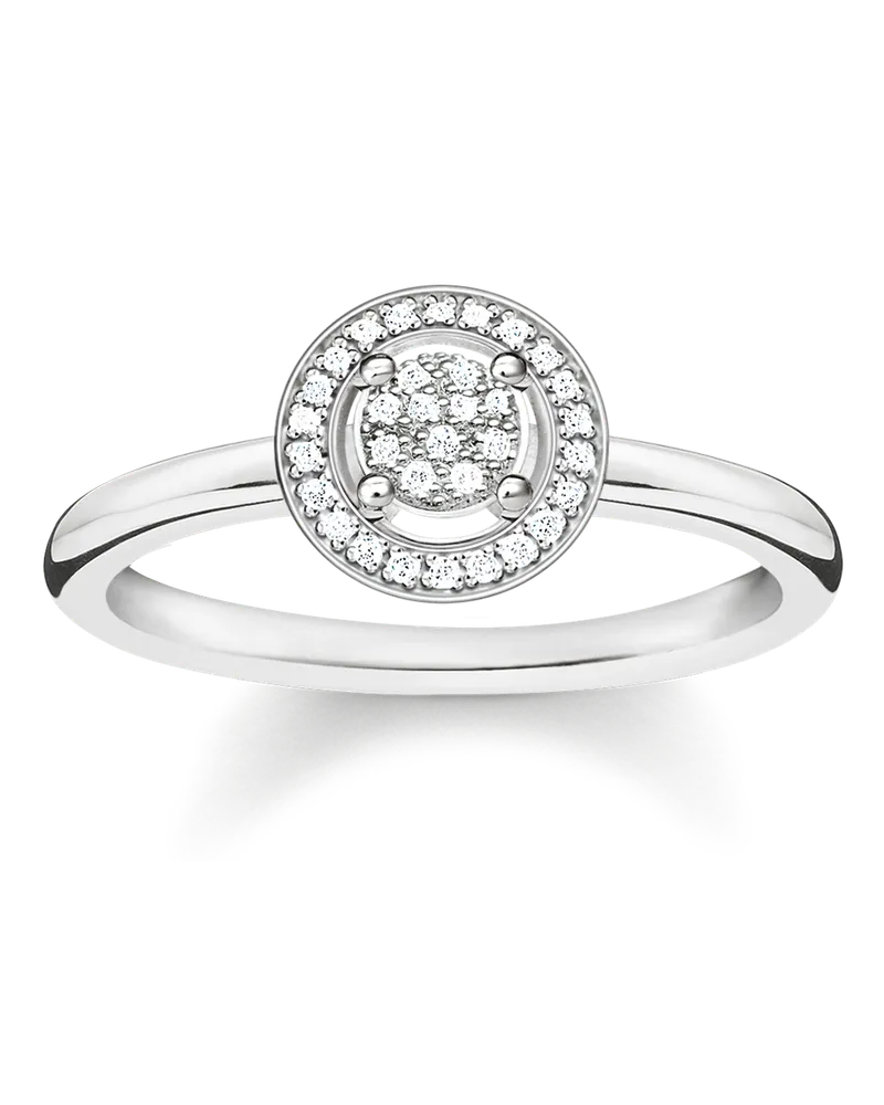 Thomas Sabo Damen Ring, Sterlingsilber Silberfarben