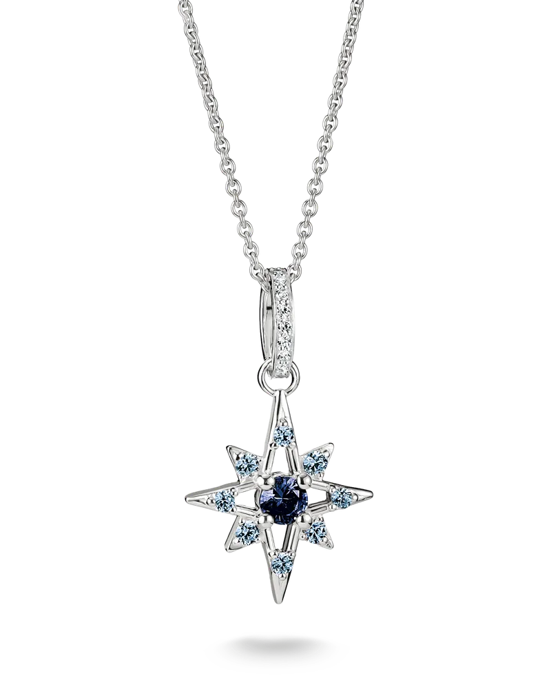 Thomas Sabo Kette Stern mit blauen Steinen blau KE2394-166-1-L50 Blau