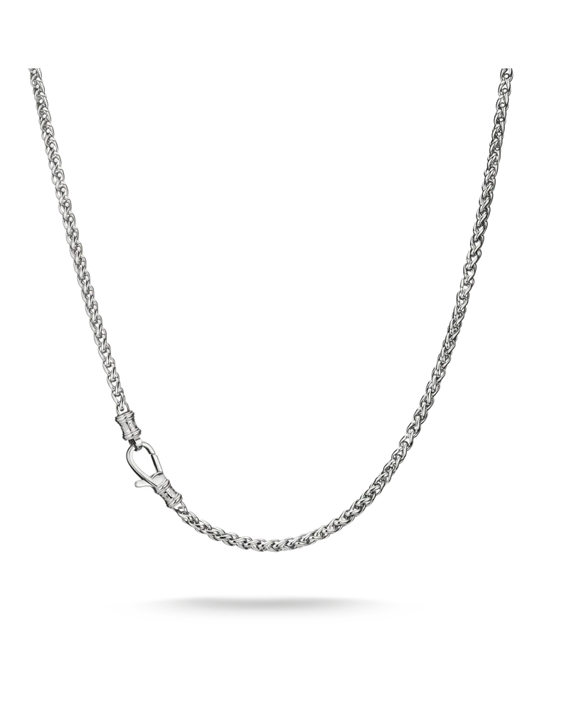 Thomas Sabo Zopfkette rosa-matt KE2404-S01-53-L55 Edelstahlfarben