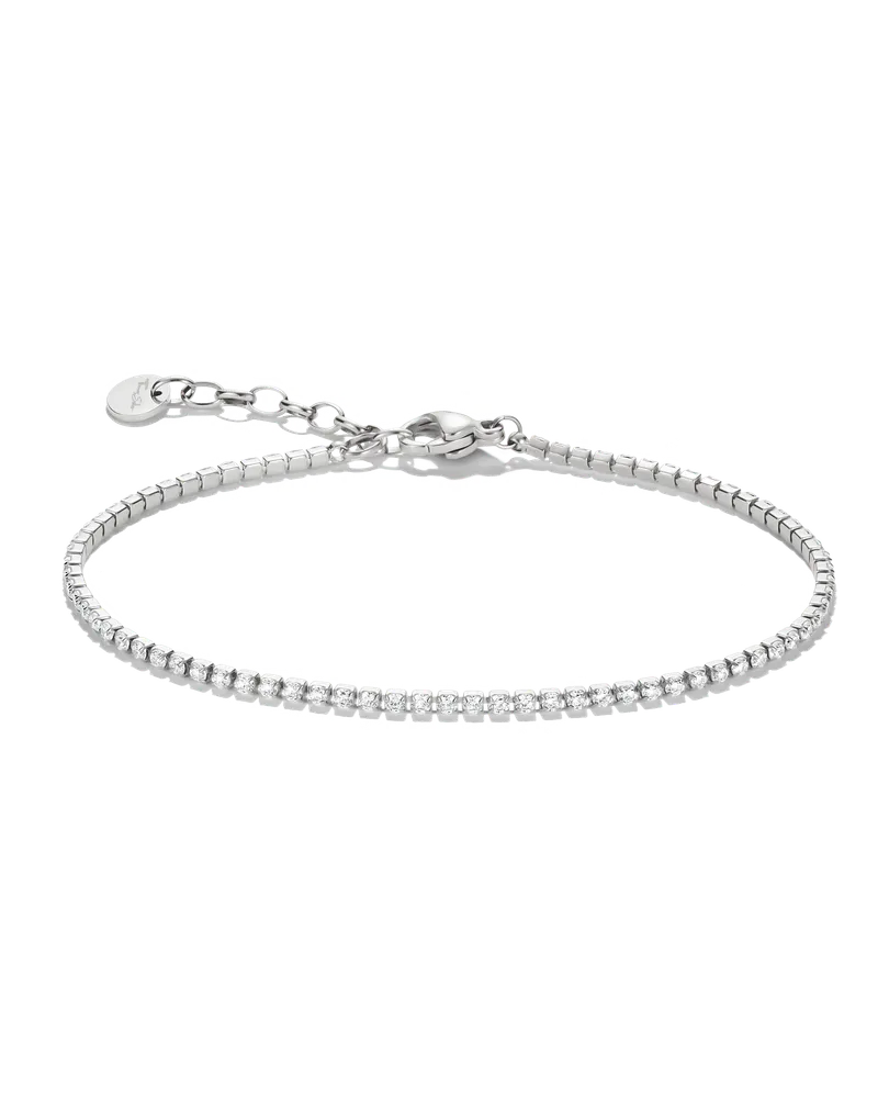 Thomas Sabo Tennisarmband mit weißem Zirkonia weiß A2267-S03-14-L19V Weiß