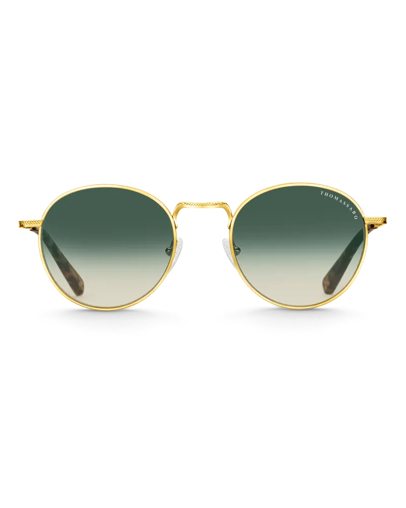 Thomas Sabo Herren Sonnenbrille Johnny Panto Havanna, Sterlingsilber Braun