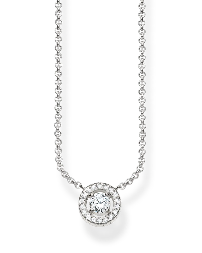 Thomas Sabo Damen Collier Light of Luna , Sterlingsilber Silberfarben