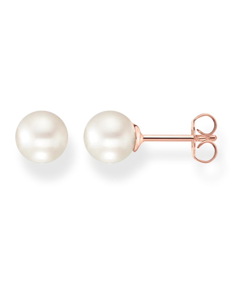 Thomas Sabo Ohrstecker Perle roségold Roségoldfarben