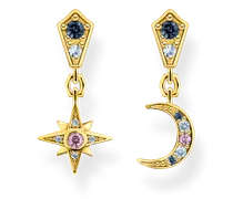 Ohrringe Royalty Stern & Mond gold