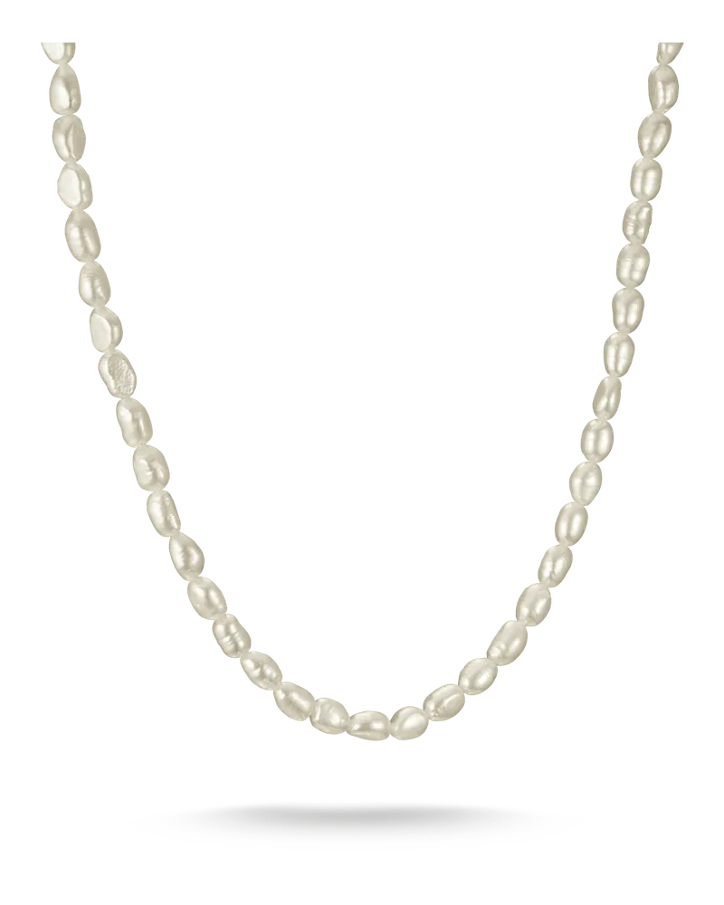 Thomas Sabo Damen Perlenkette, Sterlingsilber Silberfarben