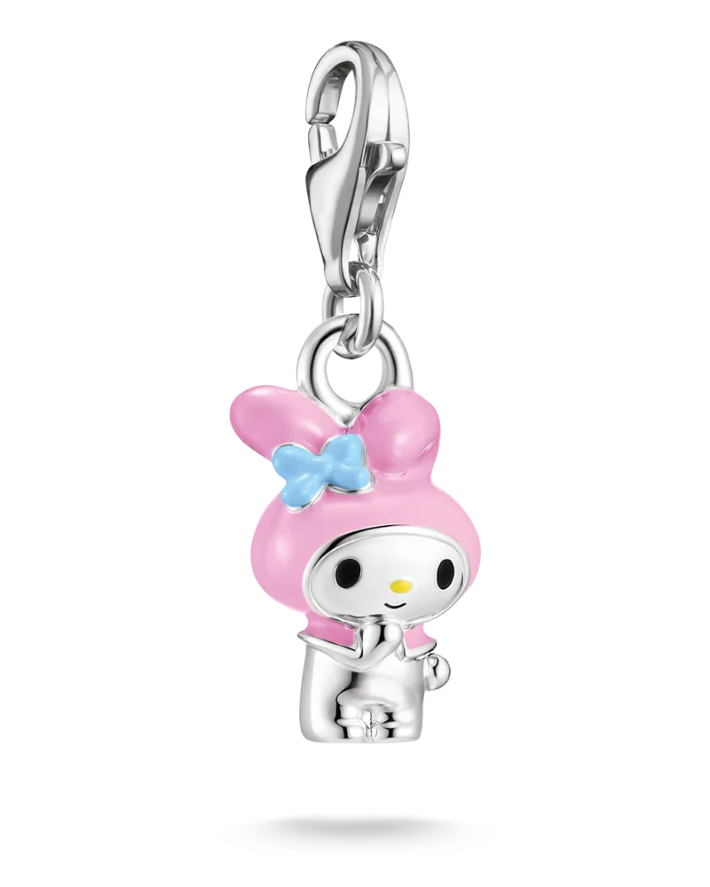 Thomas Sabo Hello Kitty Charm My Melody hellblaue Schleife – Original pink 2254-M06-9 Hellblau