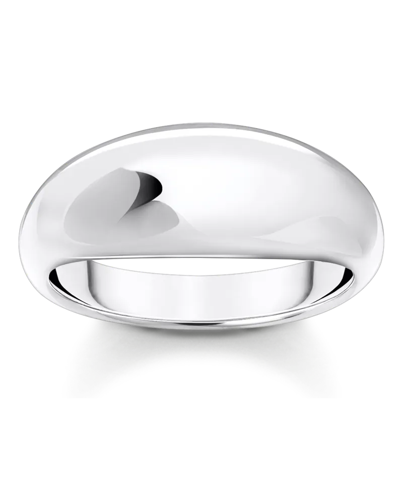 Thomas Sabo Damen Ring mit zeitlos-edlem Design Silber, Sterlingsilber Silberfarben