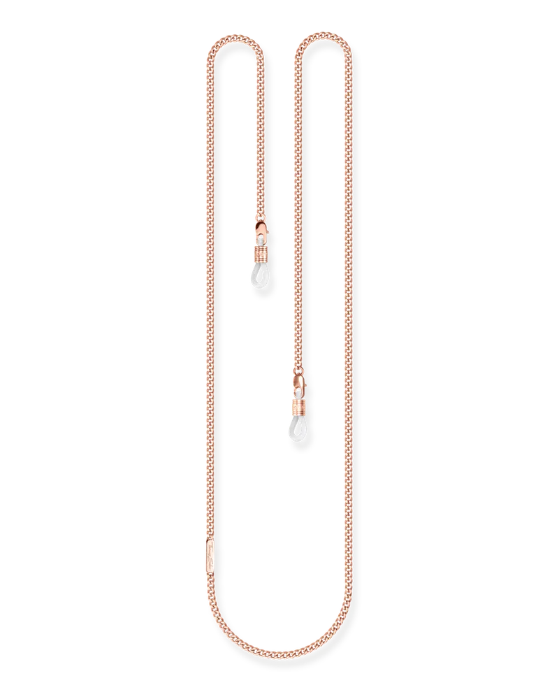 Thomas Sabo Herren Brillenkette roségold, Edelstahl Roségoldfarben