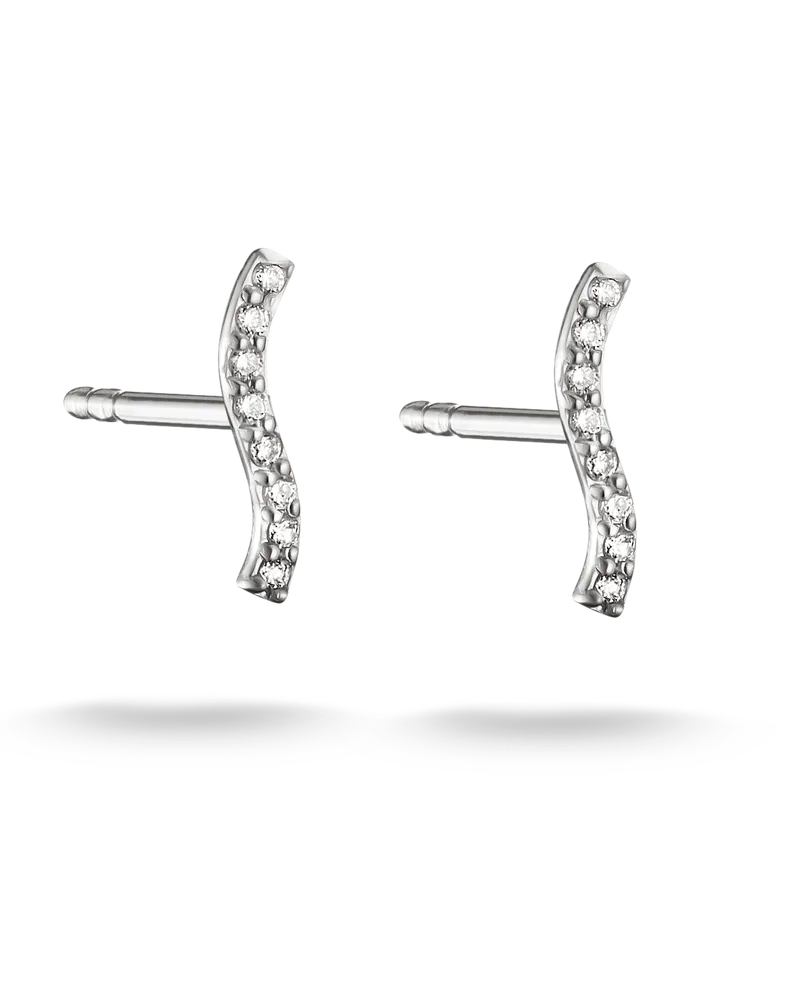 Thomas Sabo Ohrstecker mit weißem Zirkonia weiß H2366-051-14 Silberfarben