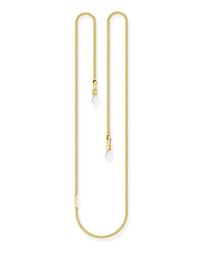 Thomas Sabo Herren Brillenkette gold, Edelstahl Gelbgoldfarben
