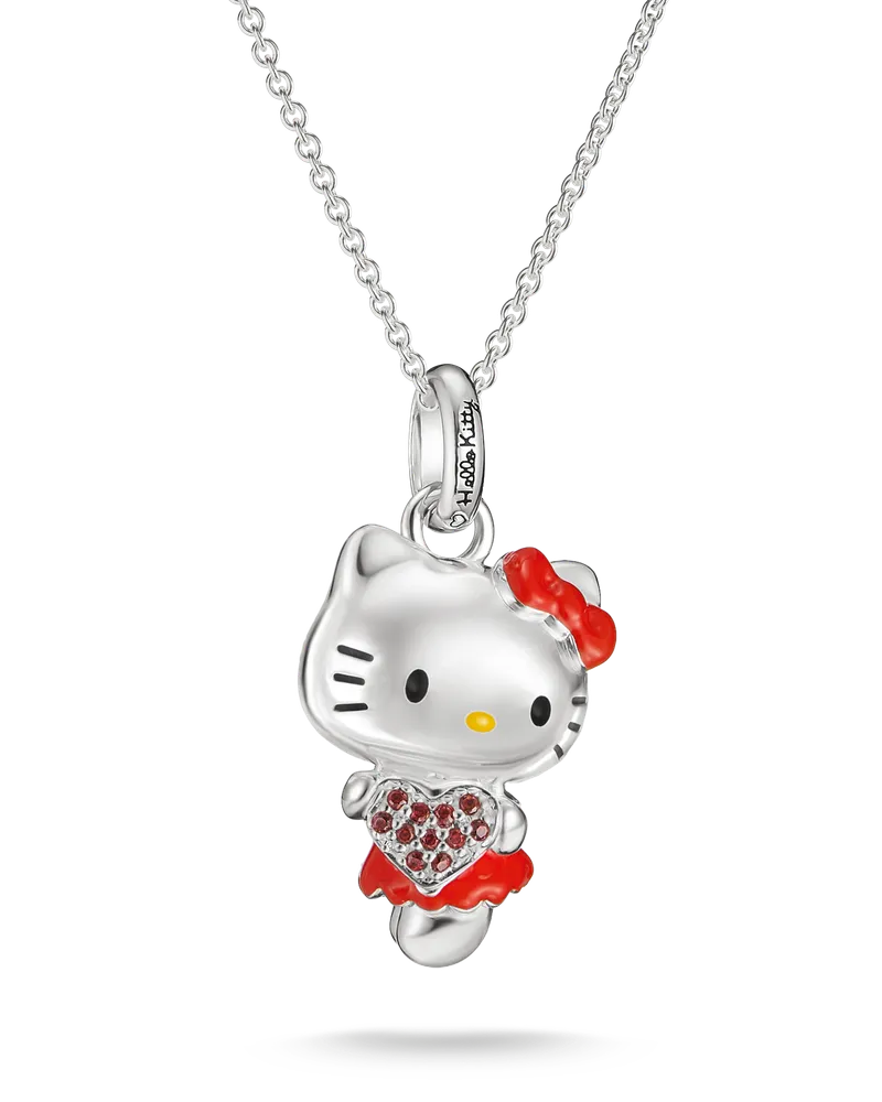 Thomas Sabo Damen Hello Kitty Kette Herz, M06 Gelb