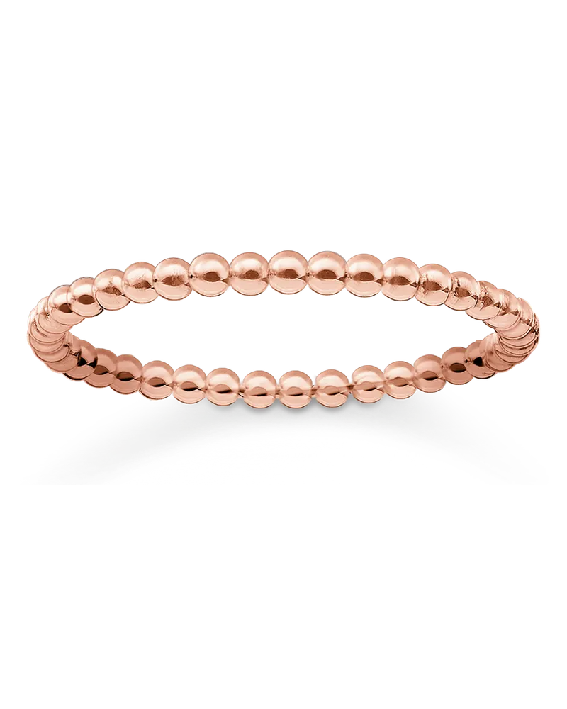 Thomas Sabo Damen Ring, Sterlingsilber Roségold vergoldet Roségoldfarben