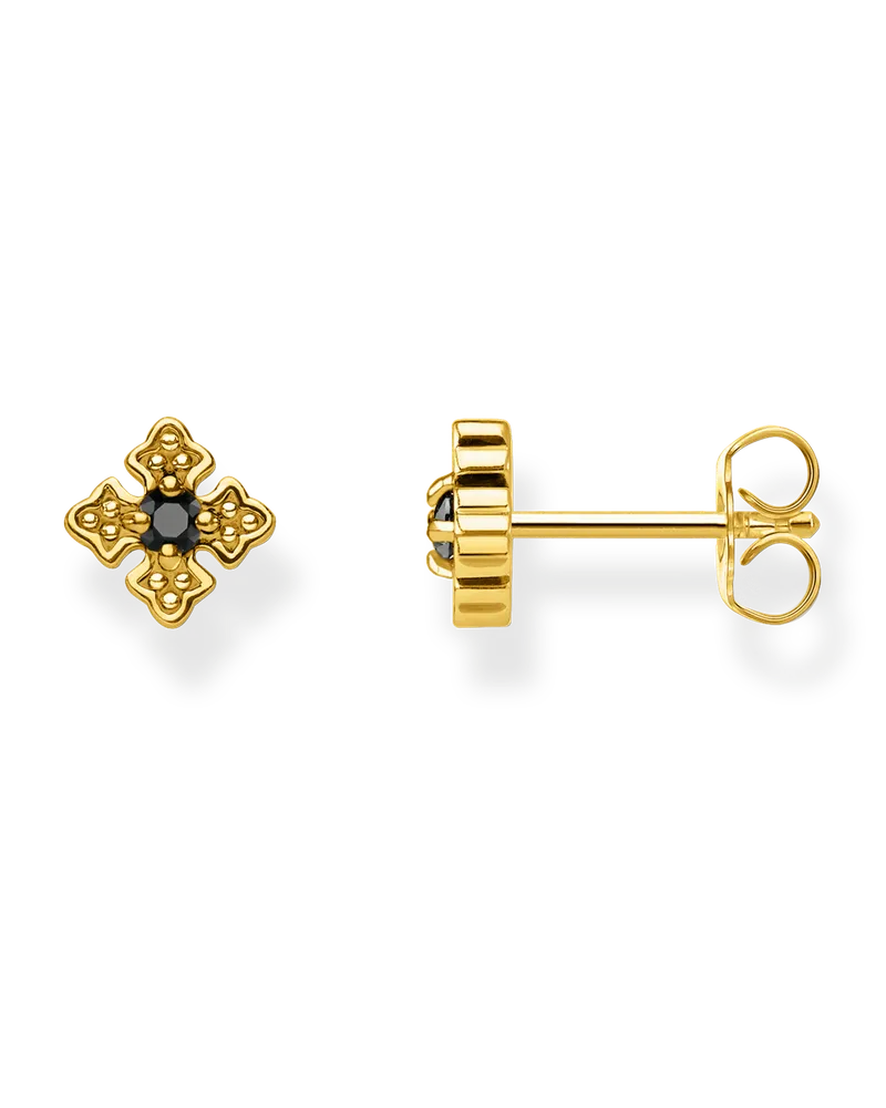 Thomas Sabo Damen Ohrstecker Royalty gold, Sterlingsilber Gelbgold vergoldet Gelbgoldfarben