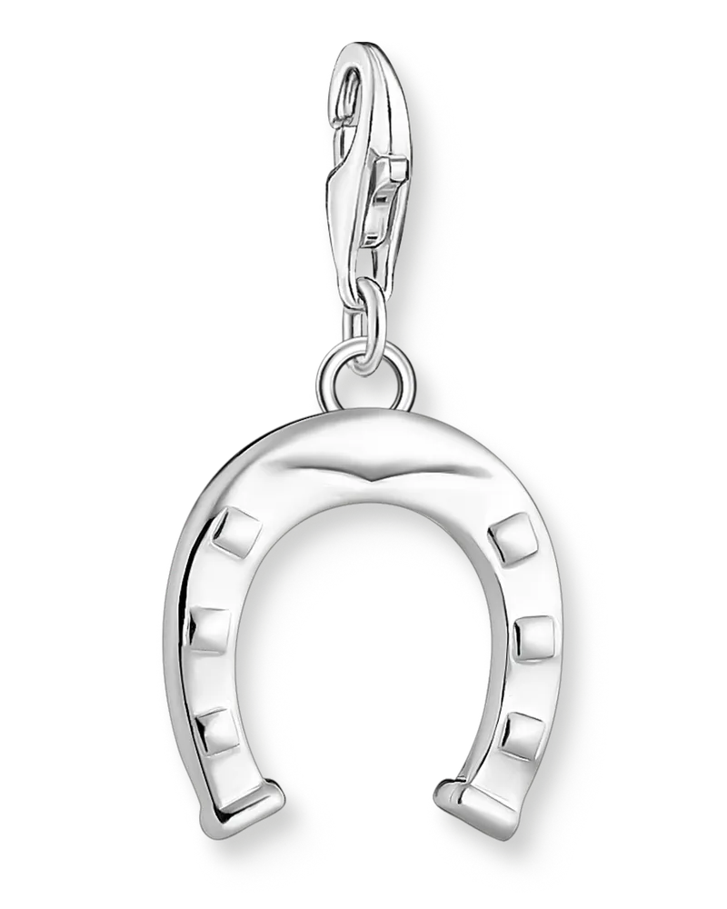 Thomas Sabo Damen Charm-Anhänger Hufeisen silber, Sterlingsilber, Charm Club Collection Silberfarben