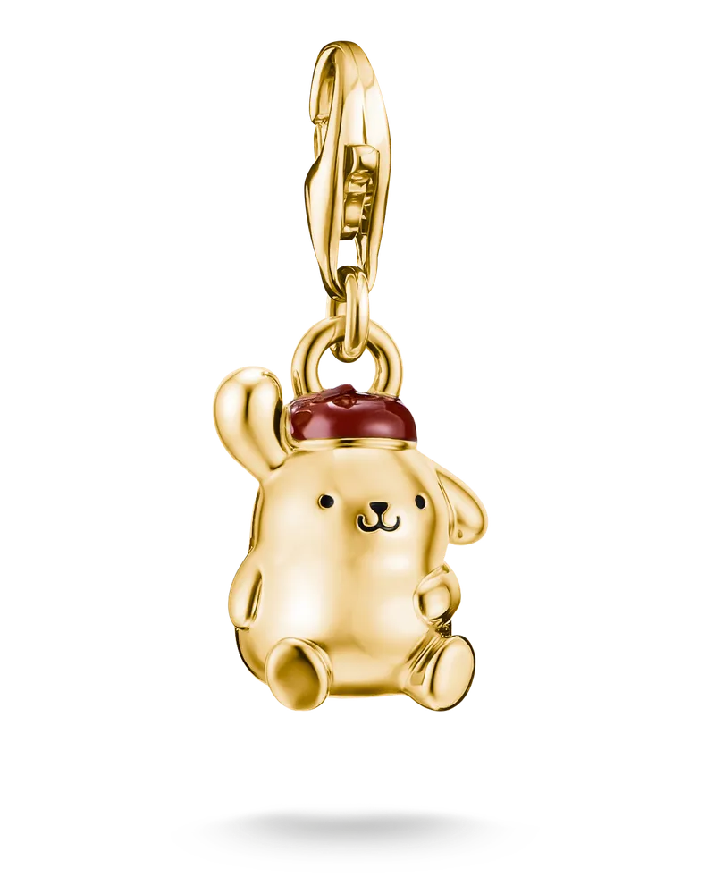 Thomas Sabo Hello Kitty Charm Pompompurin – Original gelbgoldfarben 2255-M05-39 Braun