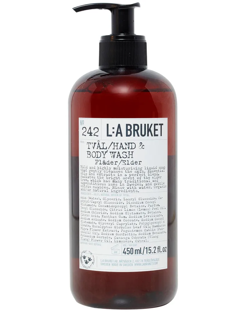 L:A Bruket Hand & Body Wash Elder Weiss