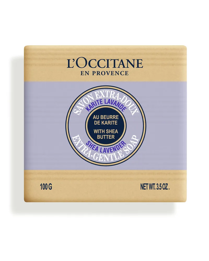 L'Occitane Karité Seifen Lavendel Weiss