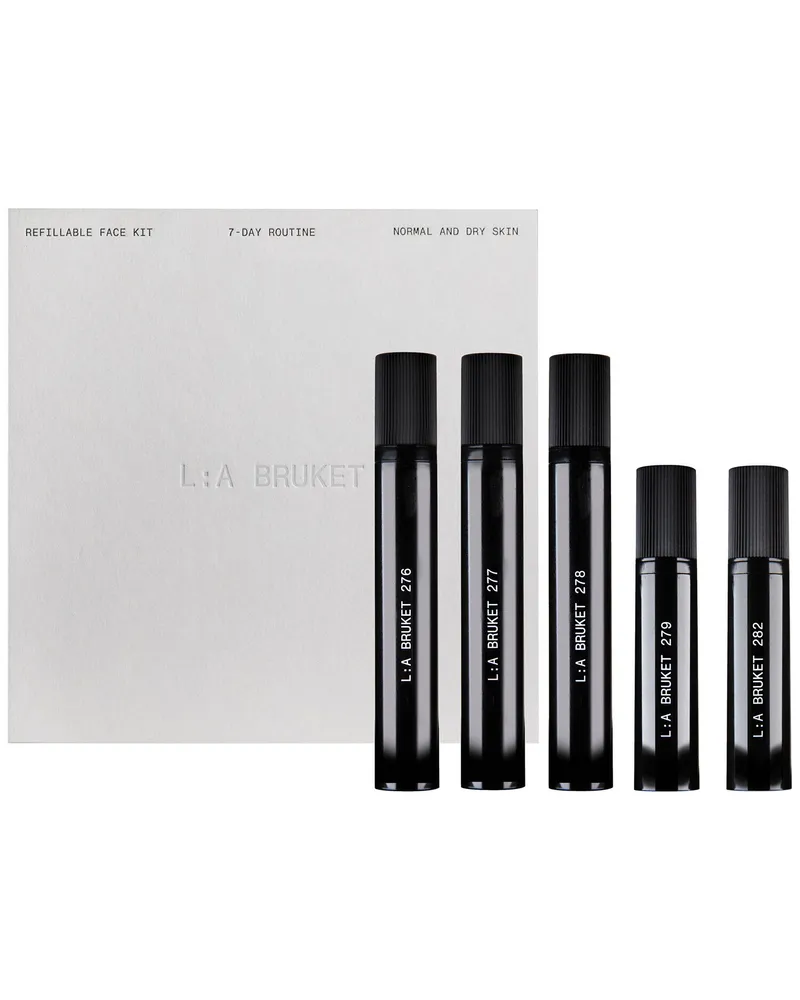 L:A Bruket Refillable Face Kit Normal/Dry skin Weiss