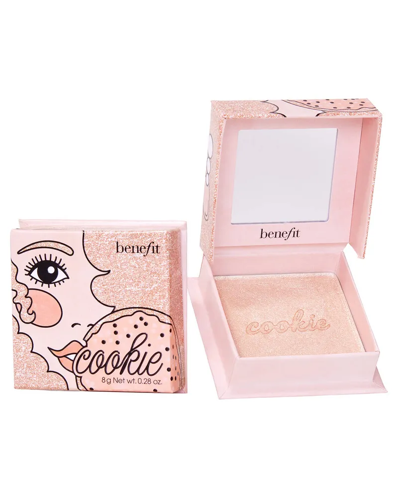 Benefit Tickle Highlighter in zartem Rosa mit Goldschimmer Silber