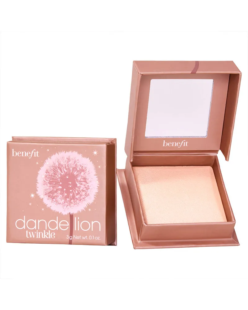 Benefit Tickle Highlighter in zartem Rosa mit Goldschimmer Silber