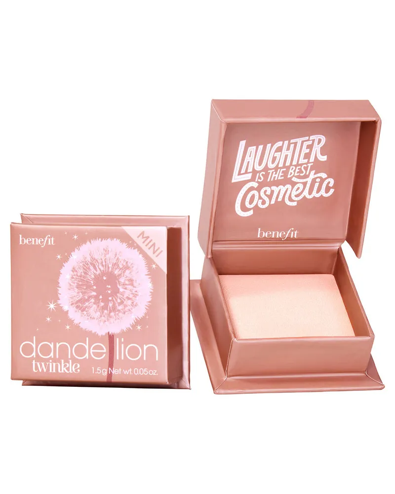 Benefit Dandelion Twinkle Mini Highlighter in zartem Rosé Silber