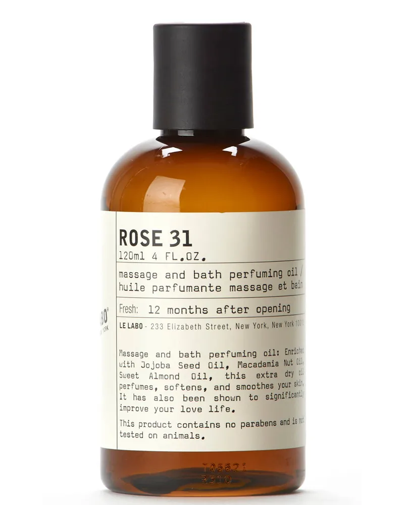 Le Labo Rose 31 Körper- und Badeöl Weiss