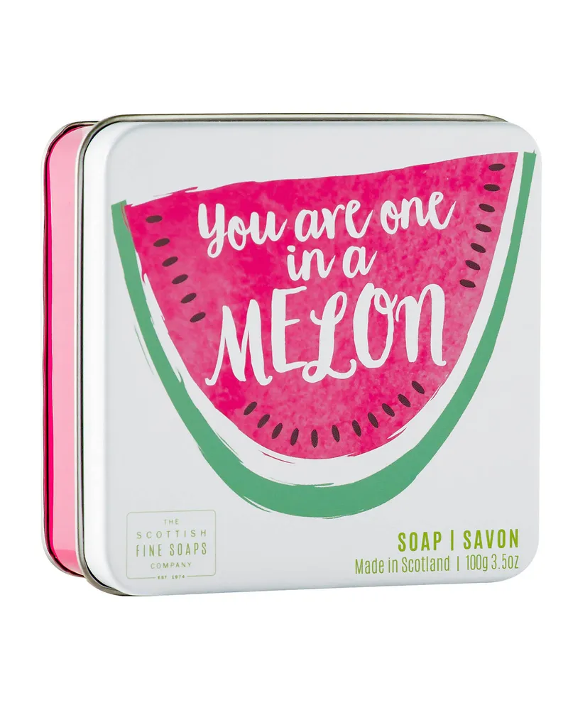 The Scottish Fine Soap Company Soap In A Tin - Melon Weiss