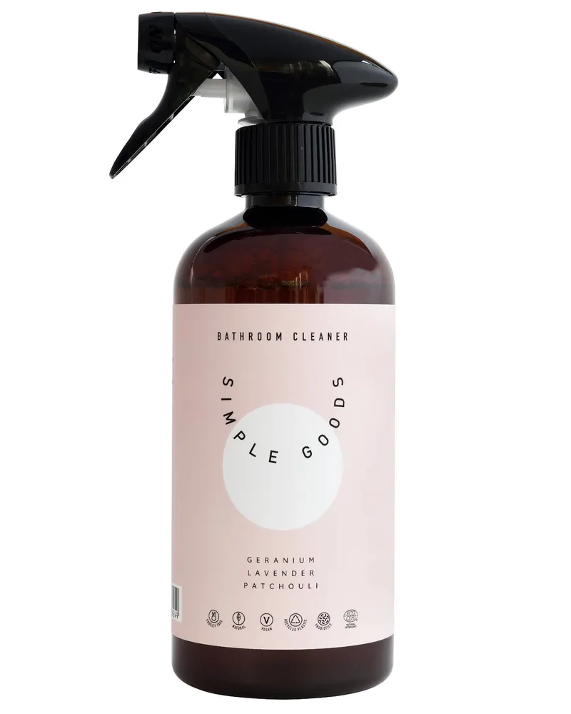 SIMPLE GOODS Bath Cleaner Spray - Geranium, Lavender, Patchouli Weiss