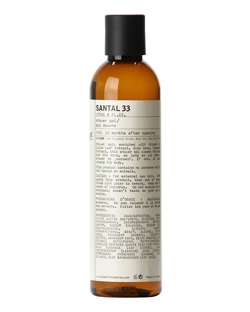 Le Labo Santal 33 Duschgel Weiss