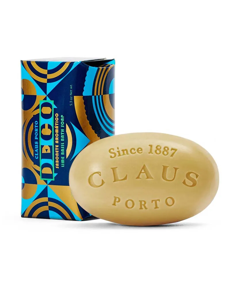 Claus Porto Deco Lime Basil Soap Weiss