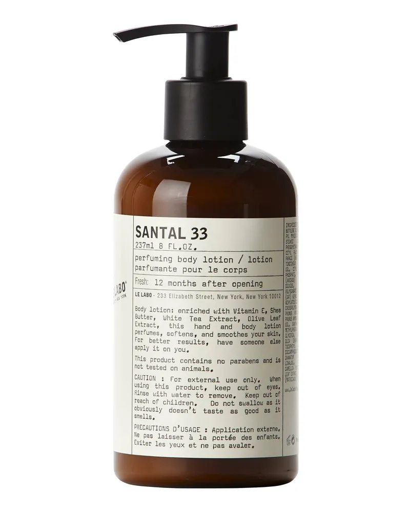 Le Labo Santal 33 Bodylotion Weiss