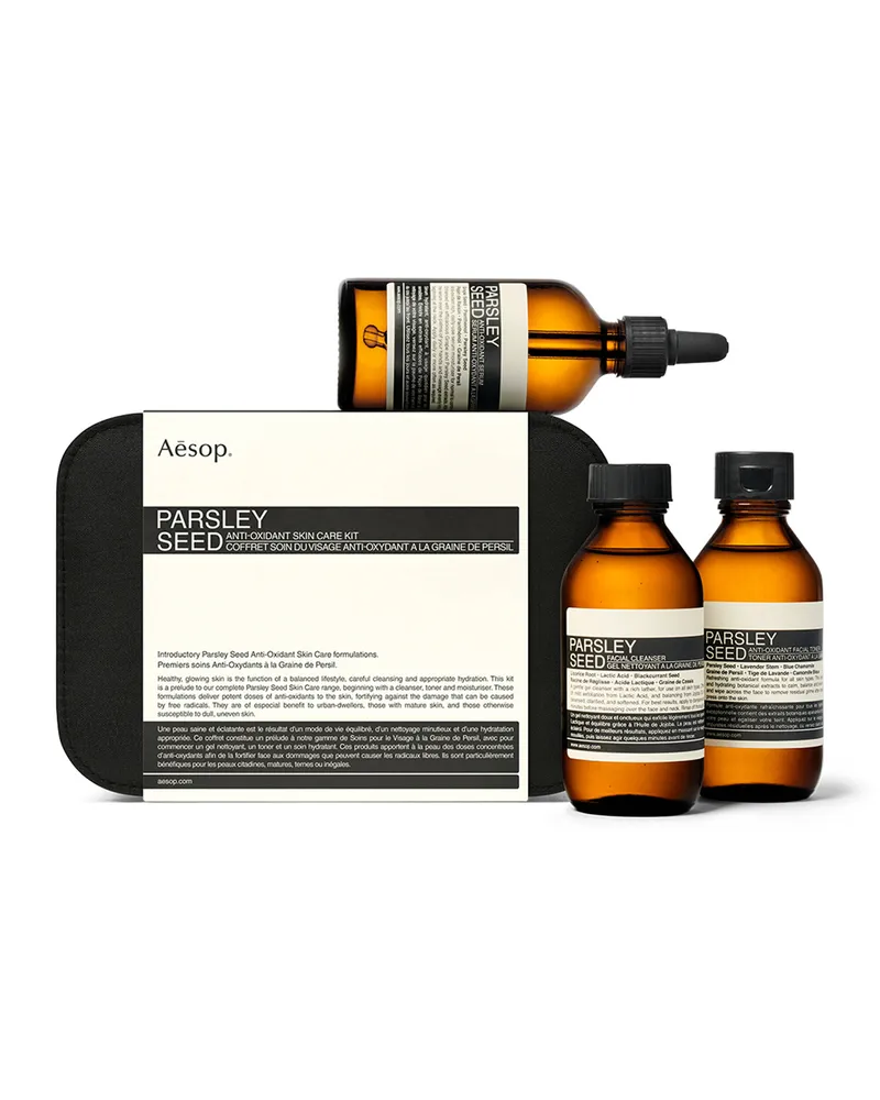 Aesop Parsley Seed Anti-Oxidant Skin Care Kit Weiss