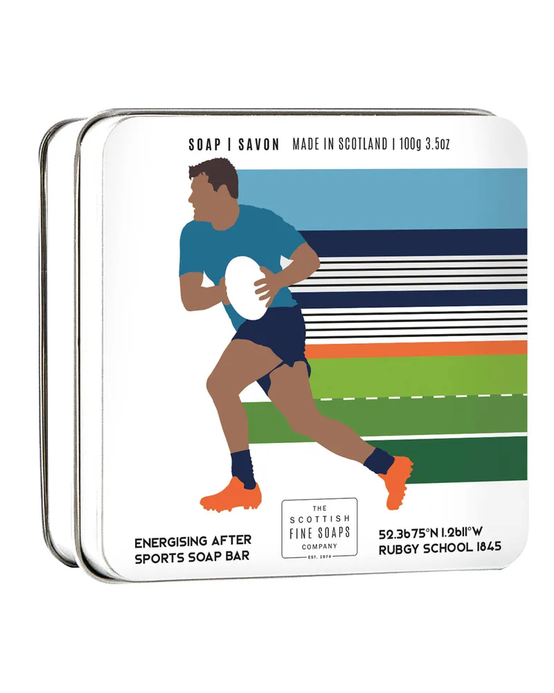 The Scottish Fine Soap Company Soap In A Tin - Rugby Weiss