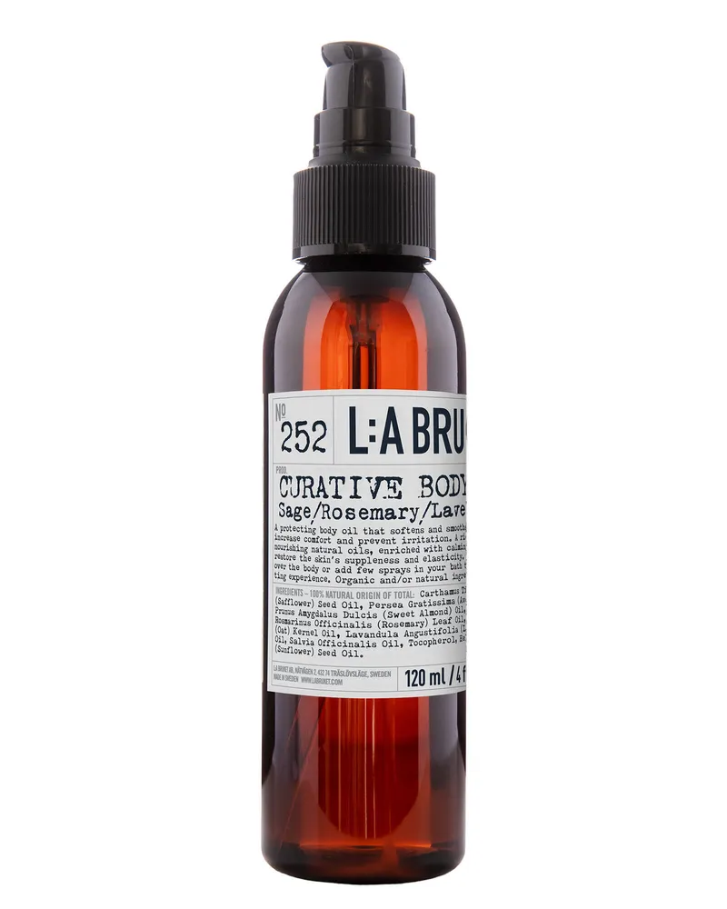 L:A Bruket Curative Body Oil Sage/Rosemary/Lavender Weiss