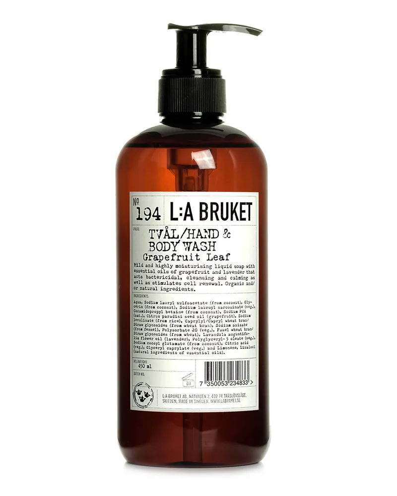 L:A Bruket No. 194 Liquid Soap Grapefruit Weiss