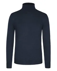 Gran Sasso Rollkragenpullover aus Merinowolle Marine