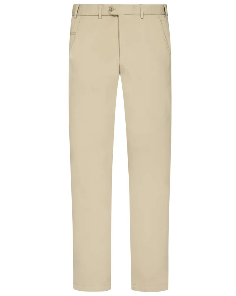 Hiltl Softe Baumwoll-Chino mit Stretchanteil, Tourist 2.0 Beige