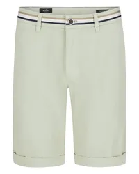 Mason's Stretch-Shorts mit Kontraststreifen und Umschlag, Slim Fit Mint