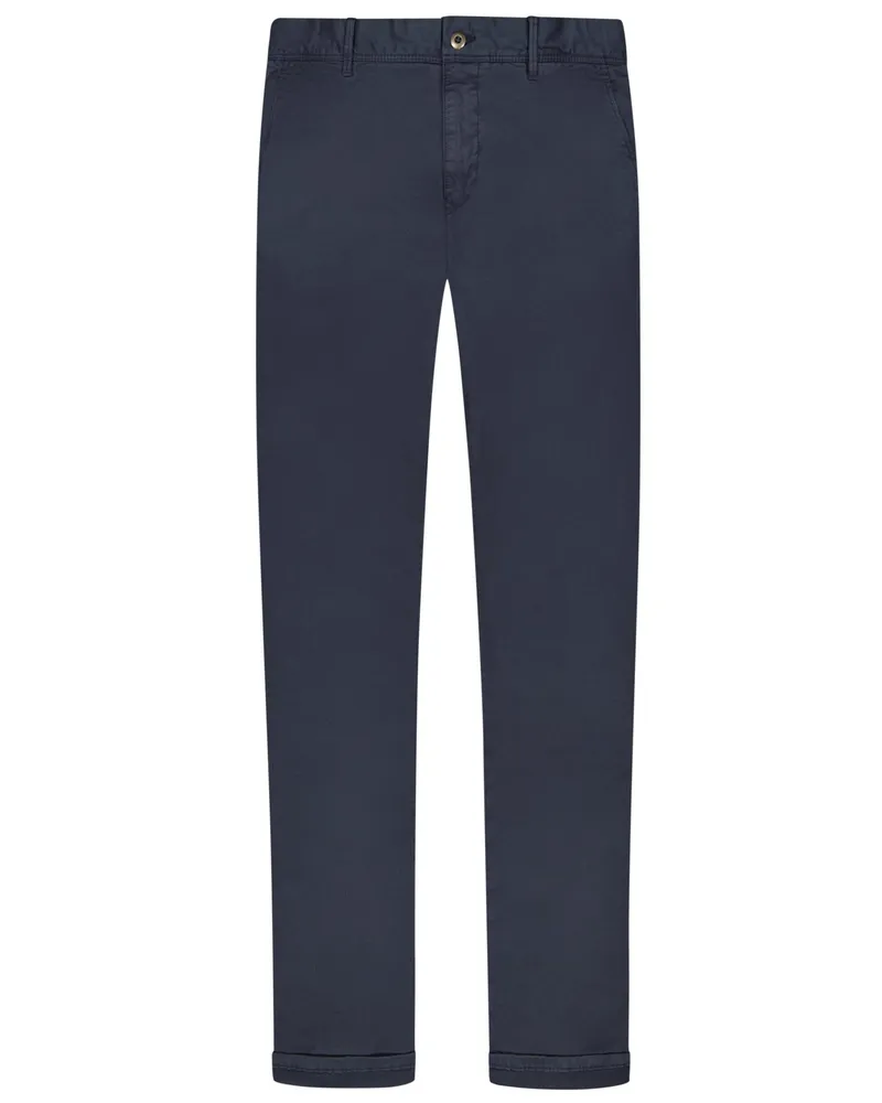 Incotex Chino mit Stretchanteil, Slim Fit Marine