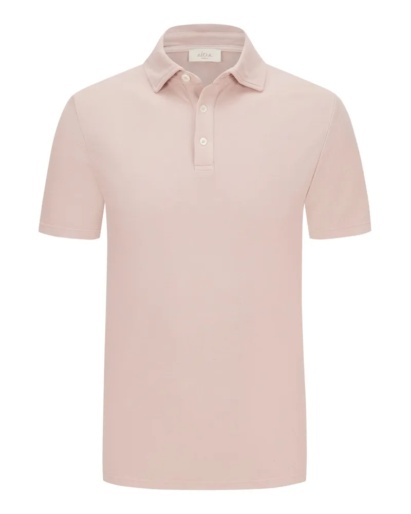 Altea Softes Piqué-Poloshirt aus Baumwolle Pink