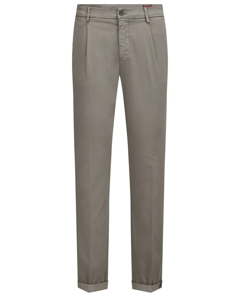 Mason's Chino Osaka mit Lyocellanteil und Bundfalte Taupe