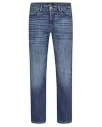 7 for all mankind Leichte Jeans in Washed-Optik, Slimmy Mittelblau